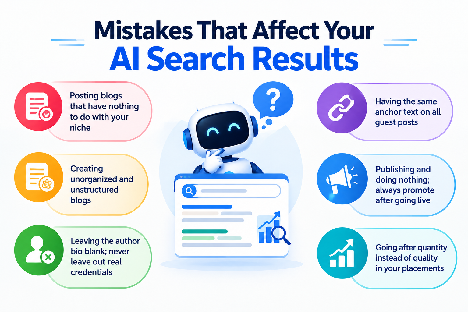 Mistakes That Affect Your AI Search Results
